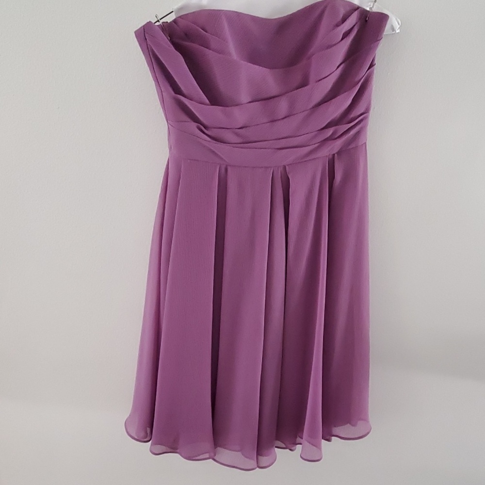Brides Maid Purple dress by David's bridal size 4